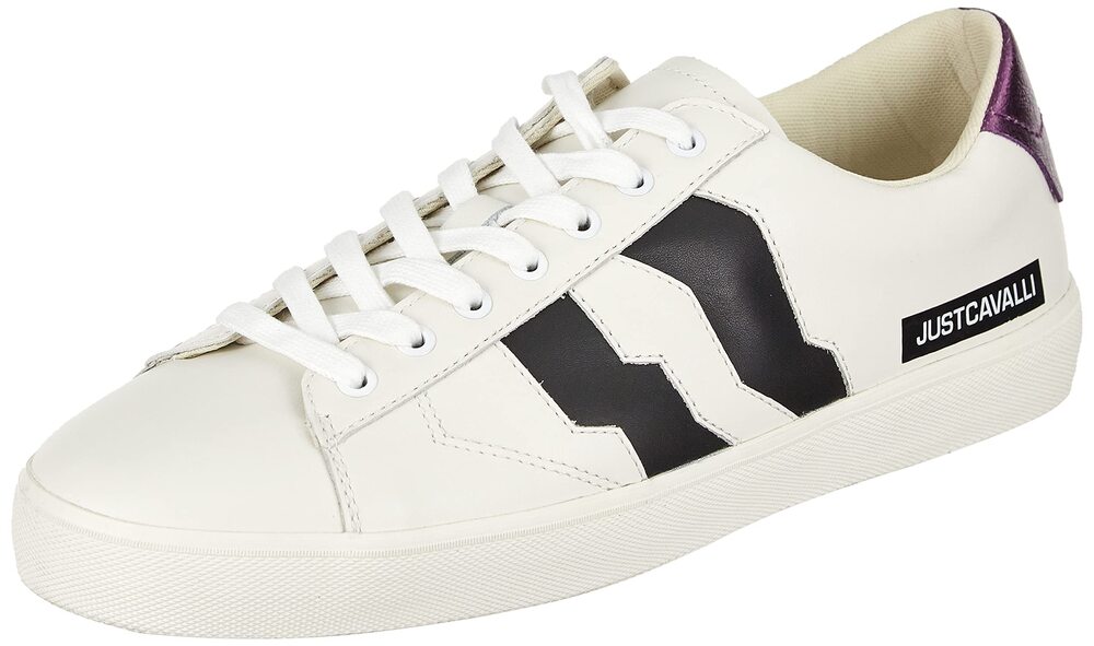 NWT Just Cavalli Men's Sneaker S08WS0170 - Smoke/Wht EU42/US9